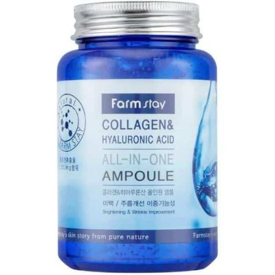 FARM STAY – Collagen & Hyaluronic Acid All-In-One Ampoule