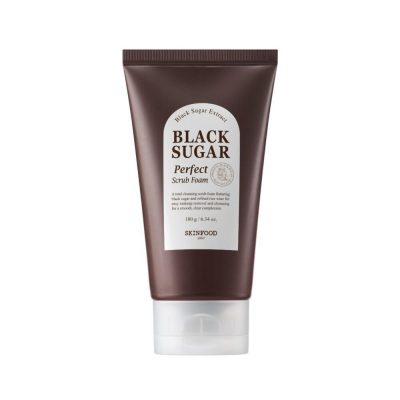 SKINFOOD – Black Sugar Perfect Scrub Foam | Pore Cleansing