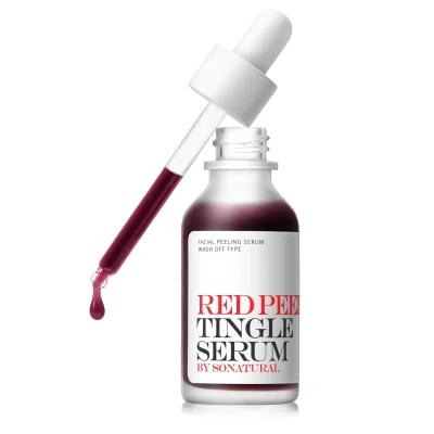 SO NATURAL – Red Peel Tingle Serum | Pore-Cleansing