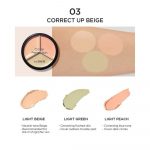 THE SAEM – Cover Perfection Triple Pot Concealer - #3 Correct Up Beige - Image 8