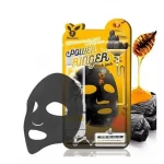 ELIZAVECCA – Black Charcoal Honey Deep Power Ringer Mask - Image 3