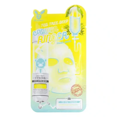 ELIZAVECCA – Tea Tree Deep Power Ringer Mask Pack | Calming