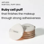 HEIMISH – Artless Rubycell Puff 5pcs Set | Flawless, Soft - Image 2