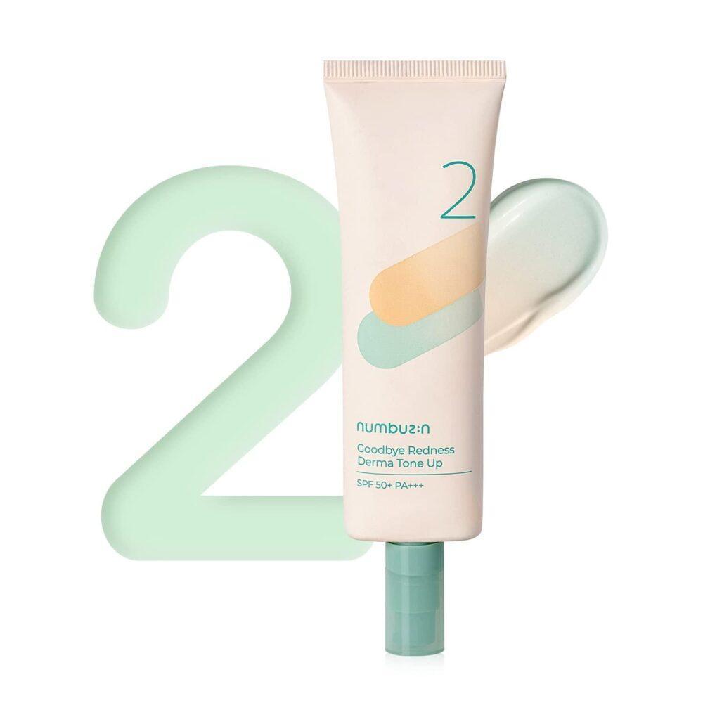 Numbuzin – no. 2 - goodbye redness derma tone up - spf 50+ pa+++ - image 1
