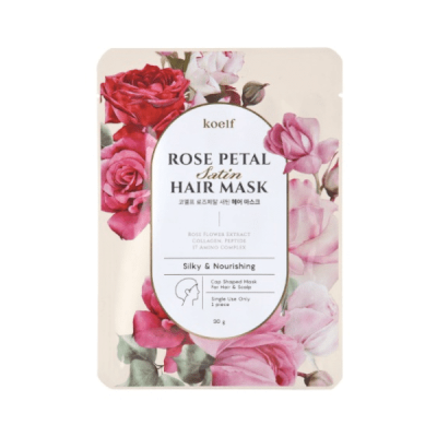 PETITFEE & KOELF – Rose Petal Satin Hair Mask | Repair