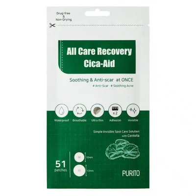 PURITO – All Care Recovery Cica-Aid | Acne Healing, Soothing