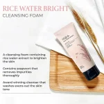 THE FACE SHOP – Rice Water Bright Foaming Cleanser - Image 3
