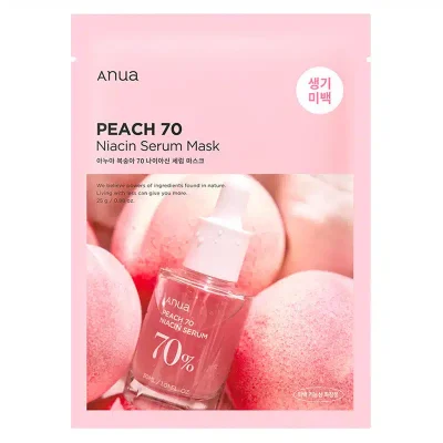 ANUA – Peach 70% Niacin Serum Mask | Hydrating, Brightening