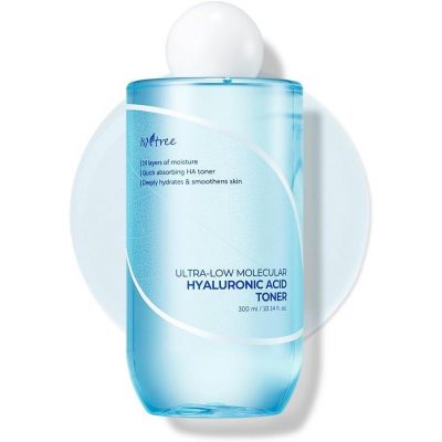 ISNTREE – Ultra-Low Molecular Hyaluronic Acid Toner | Hydrating Soothing Care