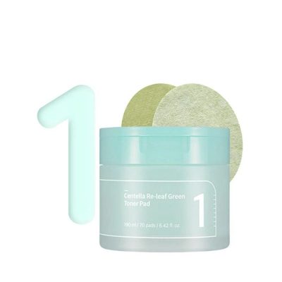 NUMBUZIN – No.1 Centella Re-leaf Green Toner Pad | Calming