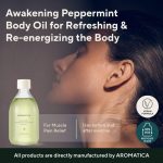 AROMATICA – Awakening Peppermint & Eucalyptus Body Oil - Image 2