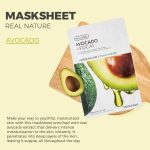 FARM STAY – Real Nature Mask Sheet - Avocado - Image 2