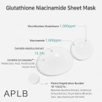 APLB – Glutathione Niacinamide Sheet Mask | Brightening - Image 8