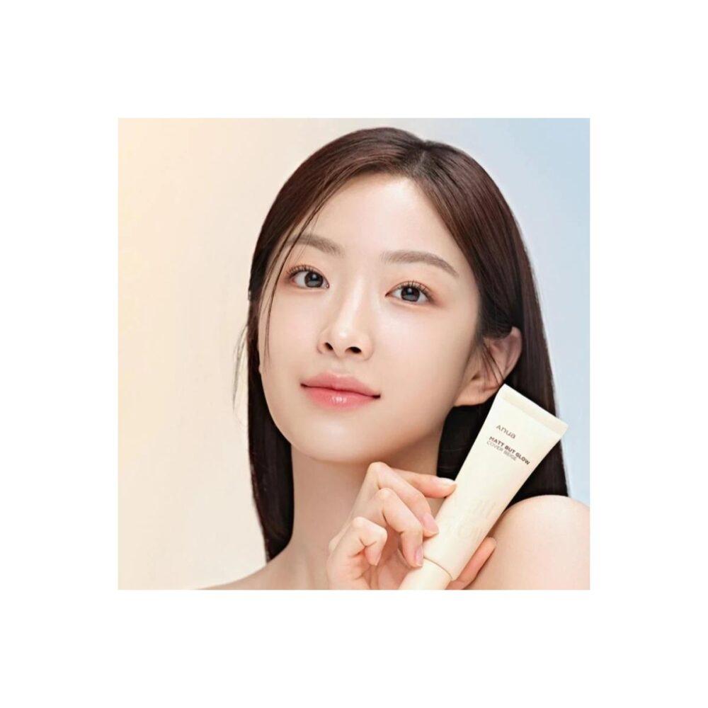 Anua – matt but glow cover beige spf50+ | matte finish - image 3