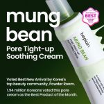BEPLAIN – Mung Bean Pore Tight-up Soothing Cream - Image 2