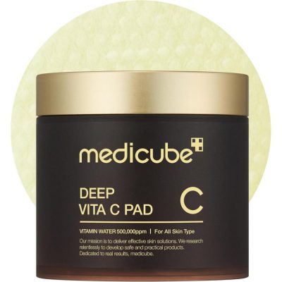 MEDICUBE – Deep Vita C Pad | Brightening Exfoliating Toner