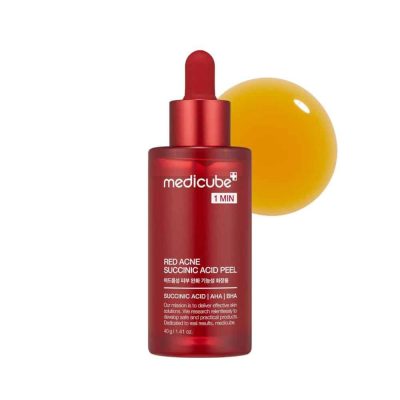 MEDICUBE – Red Acne Succinic Acid Peel | Calming Exfoliant