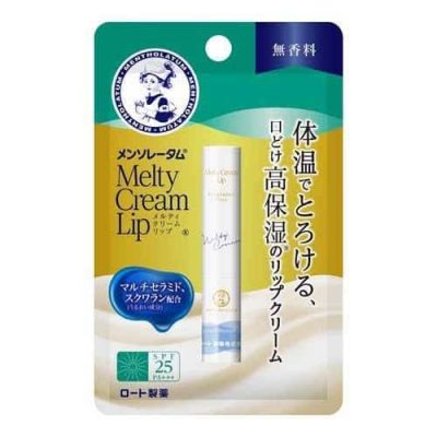 ROHTO MENTHOLATUM – SPF Melty Lip Balm | Fragrance Free