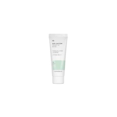 THE FACE SHOP – Air Cotton Makeup Base SPF30 PA++ - #01 Mint