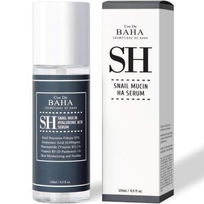 COS DE BAHA – SH Snail Mucin Hyaluronic Acid Serum