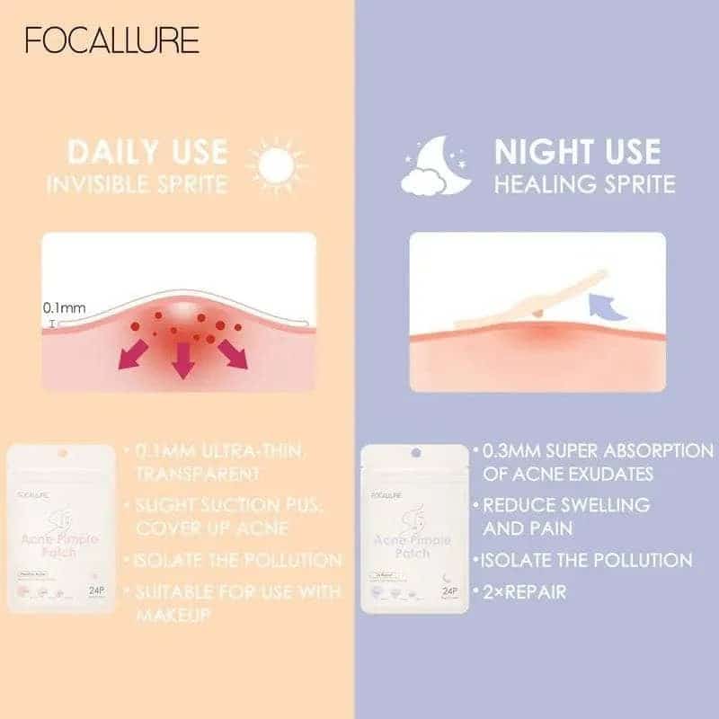 Focallure – acne pimple patch – #2 night - image 5