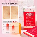KOJI WHITE – Kojic Acid Skin Brightening Soap | Glow Soap - Image 2