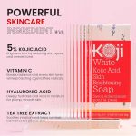 KOJI WHITE – Kojic Acid Skin Brightening Soap | Glow Soap - Image 5