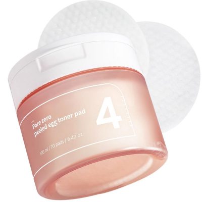 NUMBUZIN – No.4 Pore Zero Peeled Egg Toner Pad | Gentle Glow