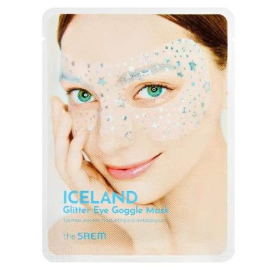 THE SAEM – Iceland Glitter Eye Goggle Mask | Soothing Glow
