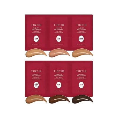 TIRTIR – Mask Fit Red Cushion 6 Shade Trial Kit - Deep (#35N - #55N)