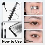 JUDYDOLL – 3D Curling Eyelash Iron Mascara -  #02 Brown - Image 5