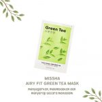 MISSHA – Airy Fit Sheet Mask – Green Tea - Image 2