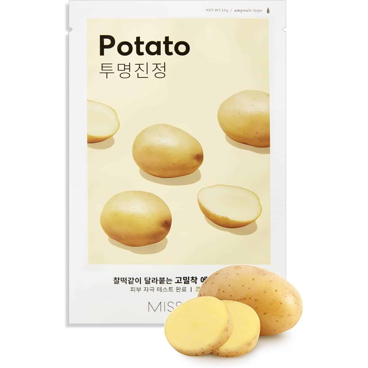 Missha – airy fit sheet mask – potato - image 1