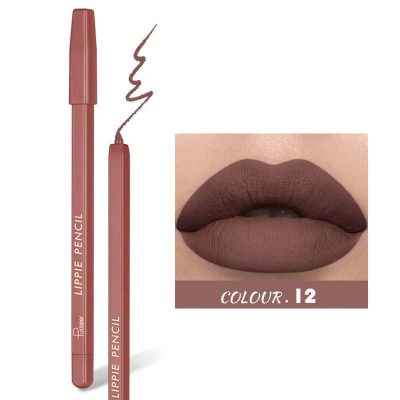 PUDAIER - Lippie Pencil | Longwear, Non-Drying, Matte - #12