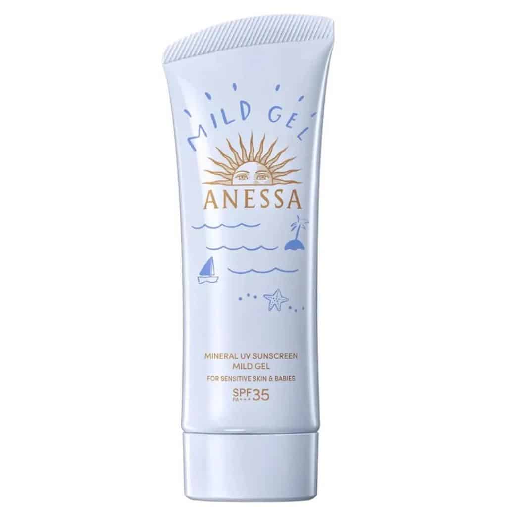 Shiseido - anessa mineral uv sunscreen mild gel spf 35 pa+++ - image 2