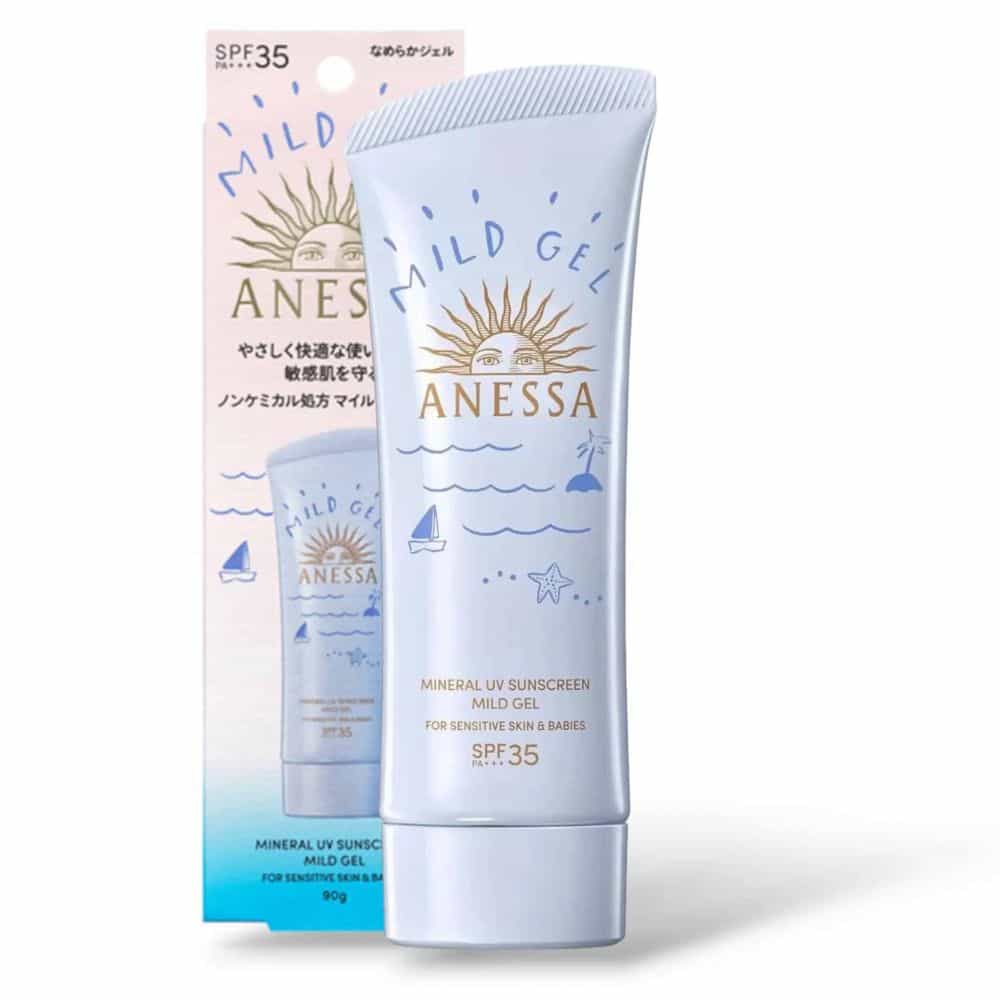Shiseido - anessa mineral uv sunscreen mild gel spf 35 pa+++ - image 1