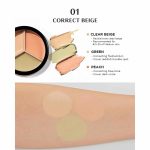 THE SAEM – Cover Perfection Triple Pot Concealer – #1 Correct Beige - Image 5