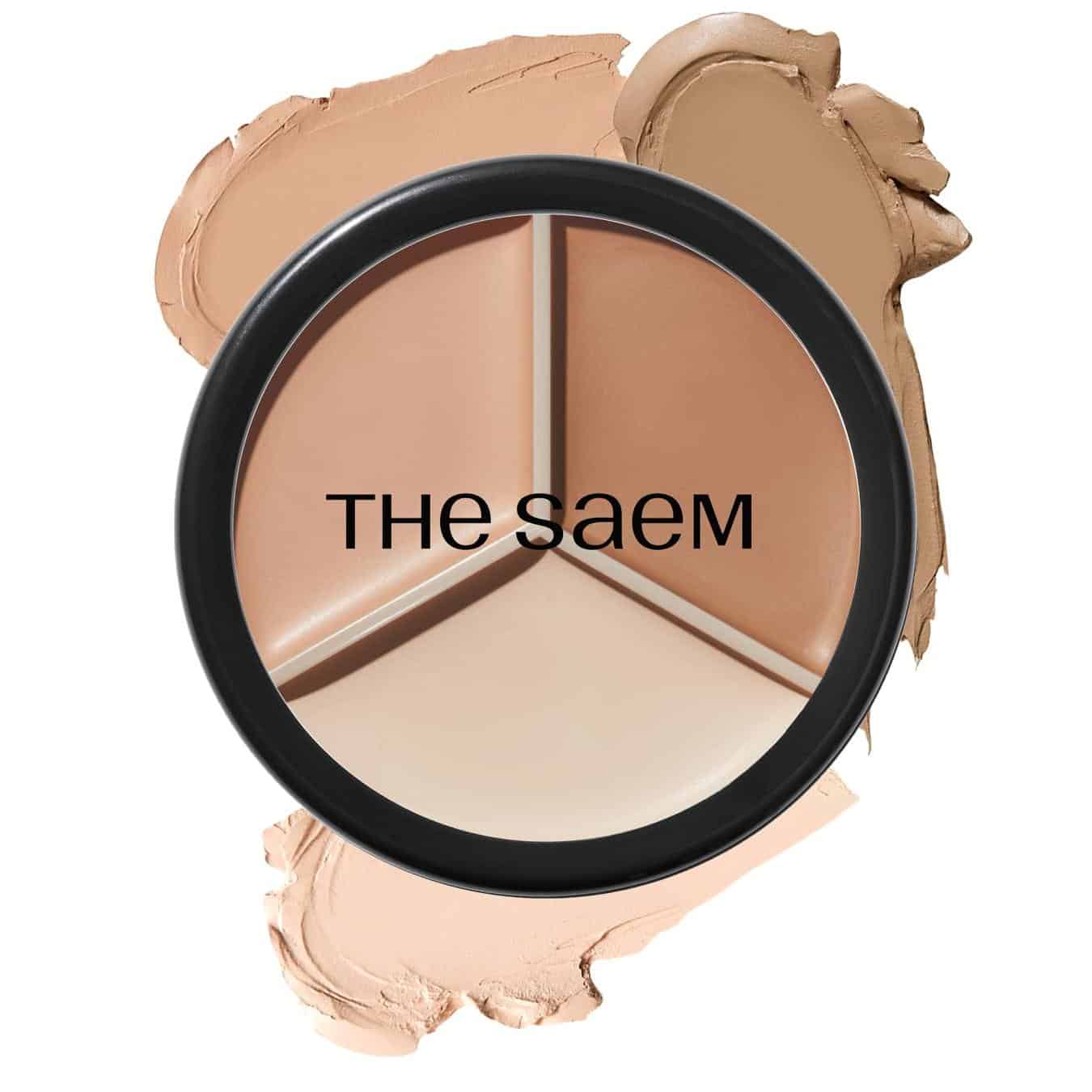 The saem – cover perfection triple pot concealer – #2 contour beige - image 1