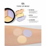 THE SAEM – Cover Perfection Triple Pot Concealer – #4 Tone Up Beige - Image 5