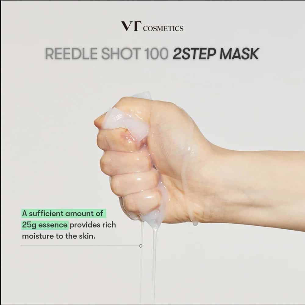 Vt cosmetics - reedle shot 300 2 step mask | glow-enhancing - image 2