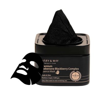 MARY & MAY – Premium Idebenone Blackberry Complex Essence Mask