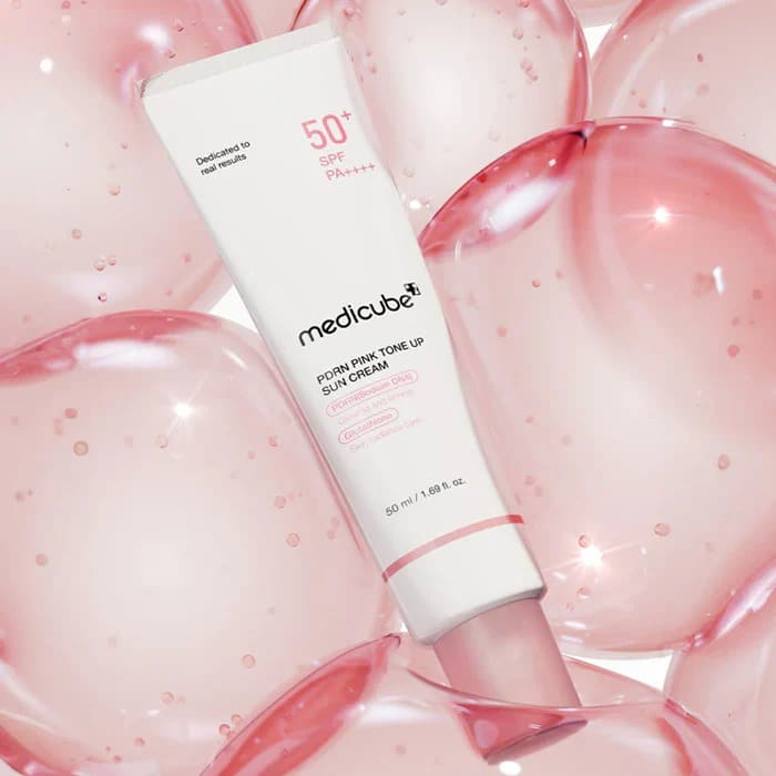 Medicube – pdrn pink tone up sun cream – spf50+ pa++++ - image 3