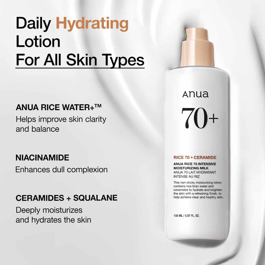 Anua – rice 70 intensive moisturizing milk - image 4