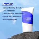 ISNTREE – Hyaluronic Acid Natural Sun Cream SPF50+ PA++++ - Image 5