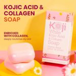 KOJI WHITE – Kojic Acid & Collagen Skin Brightening Soap - Image 2