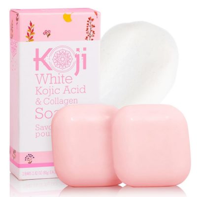 KOJI WHITE – Kojic Acid & Collagen Skin Brightening Soap