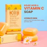 KOJI WHITE – Kojic Acid & Vitamin C Skin Brightening Soap - Image 2