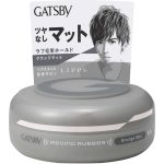 MANDOM – Gatsby Moving Rubber Hair Wax - Grunge Mat Grey
