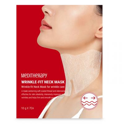 MEDITHERAPY – Collagen Wrinkle-Fit Neck Mask