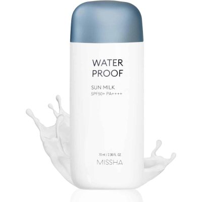 MISSHA – All-Around Safe Block Waterproof Sun Milk SPF50+PA++++